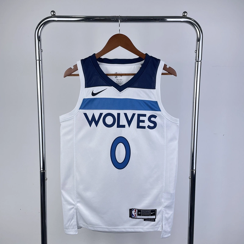 2023 NBA Minnesota Timberwolves 0 Russell Basketball Jersey