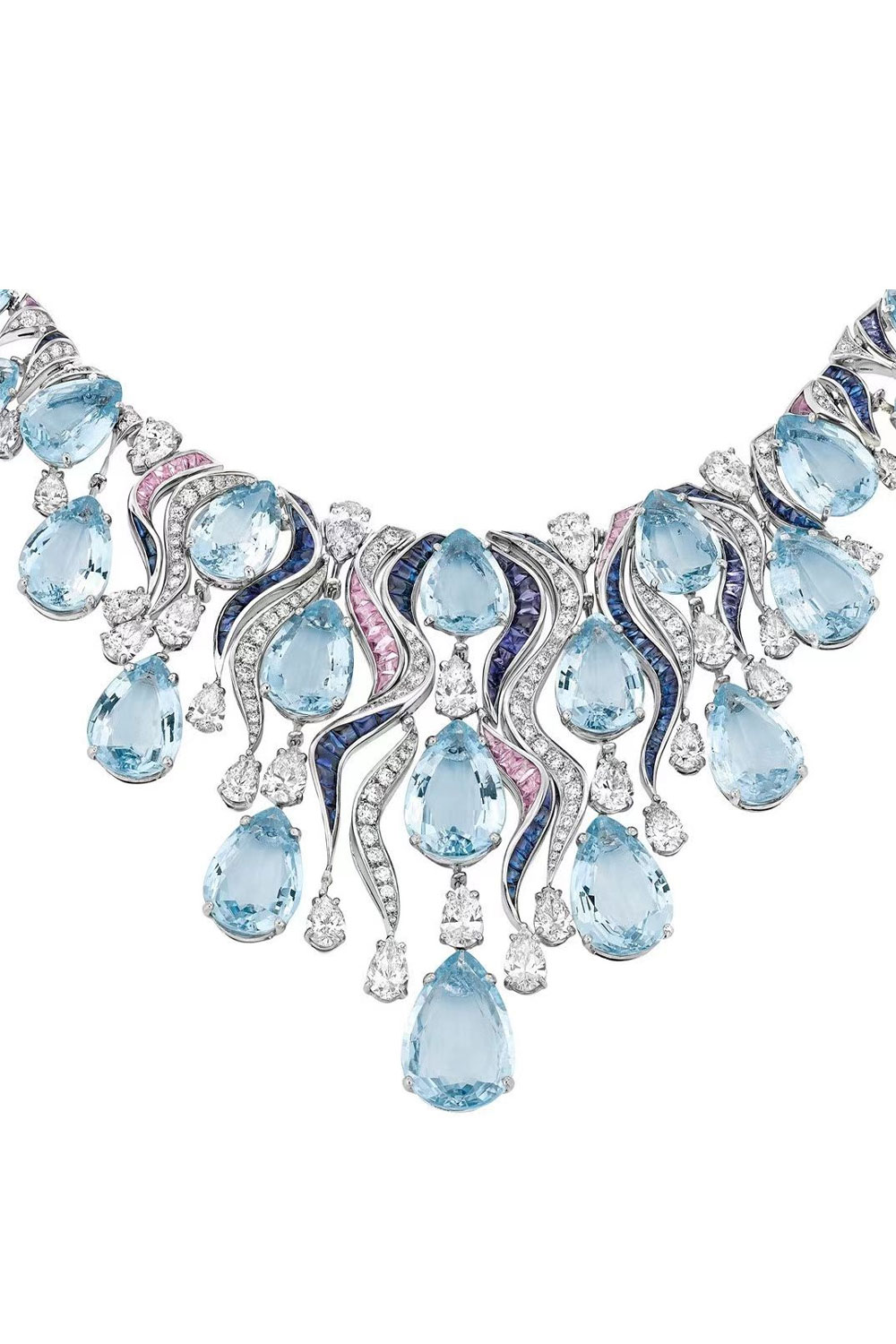 Aquamarine necklace