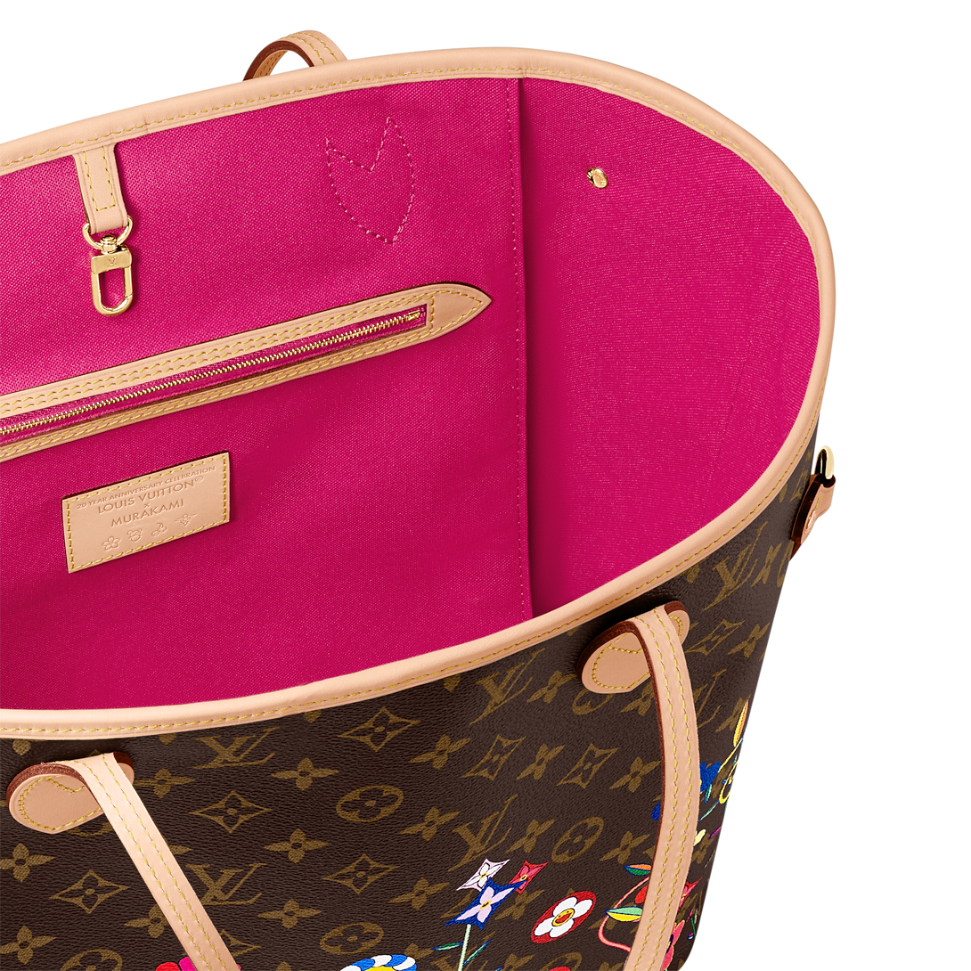 Louis Vuitton LV x TM Neverfull MM Monogram Coated Canvas 31cm M13271