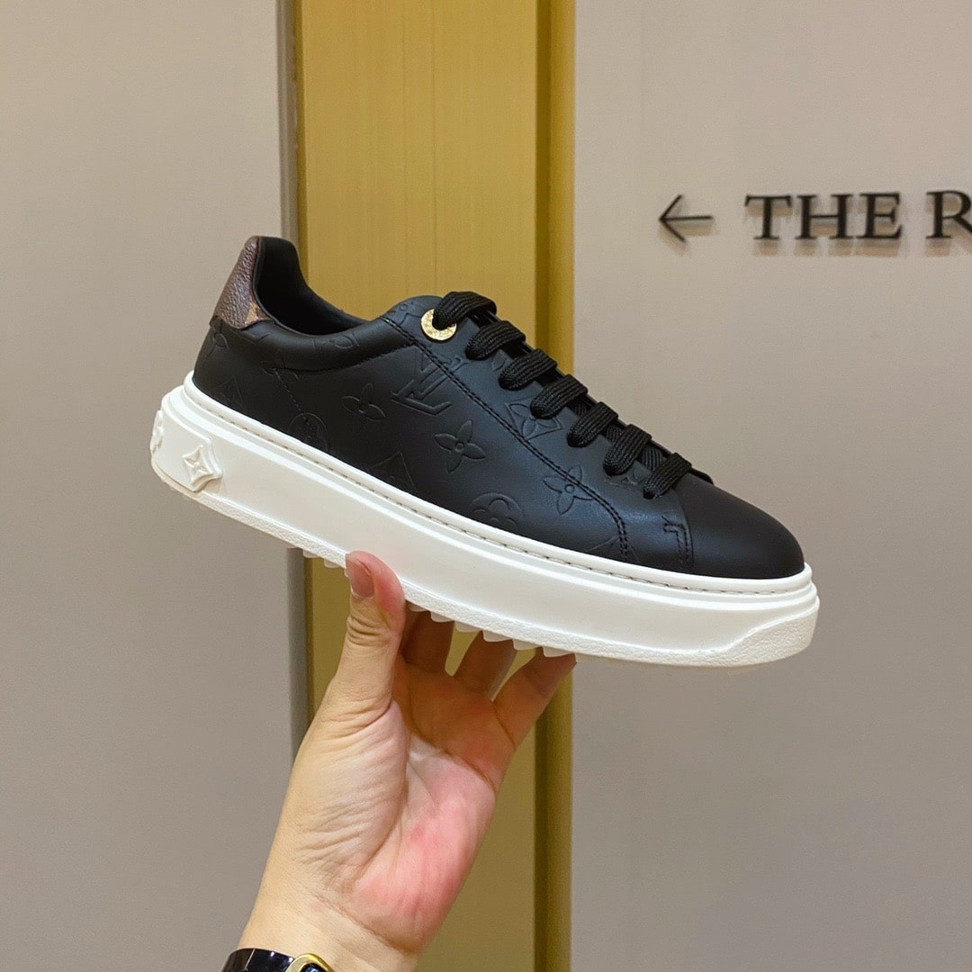 Louis Vuitton Time Out Sneaker Monogram Black