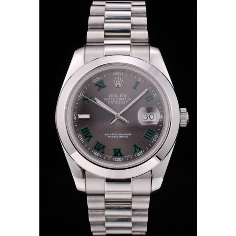 Rolex Datejust 41mm Rhodium Dial 126300 “Wimbledon” Smooth / Oyster