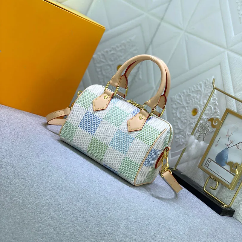Louis Vuitton Speedy Bandoulière Damier Canvas Pistachio 20Cm N40515