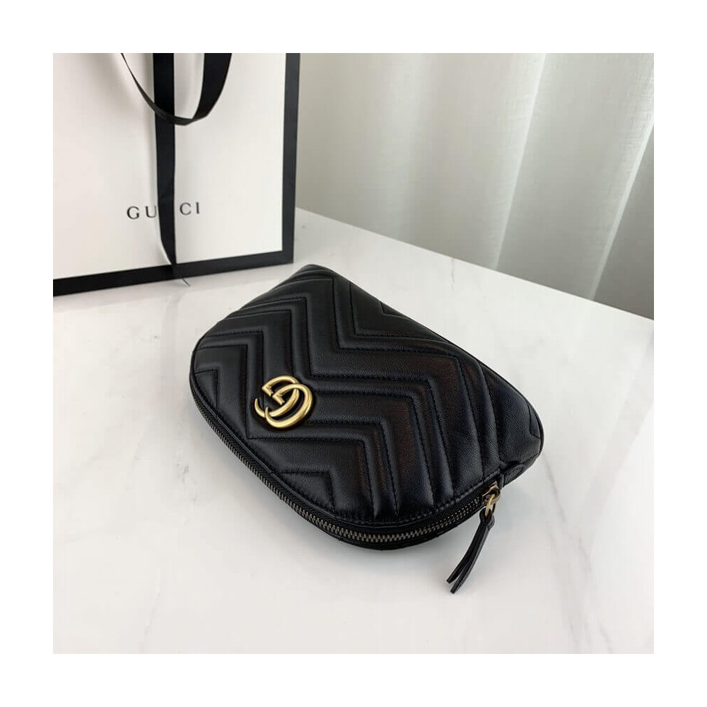 Gucci GG Marmont Cosmetic Case Black