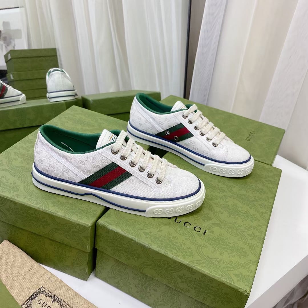 Gucci Tennis 1977 White Mini Gg 606111 99W90 9085