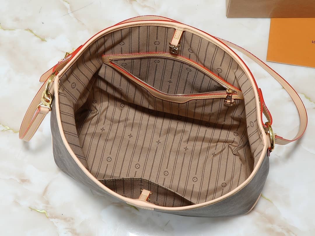Louis Vuitton Delightful Monogram Bag Brown 40Cm M40352