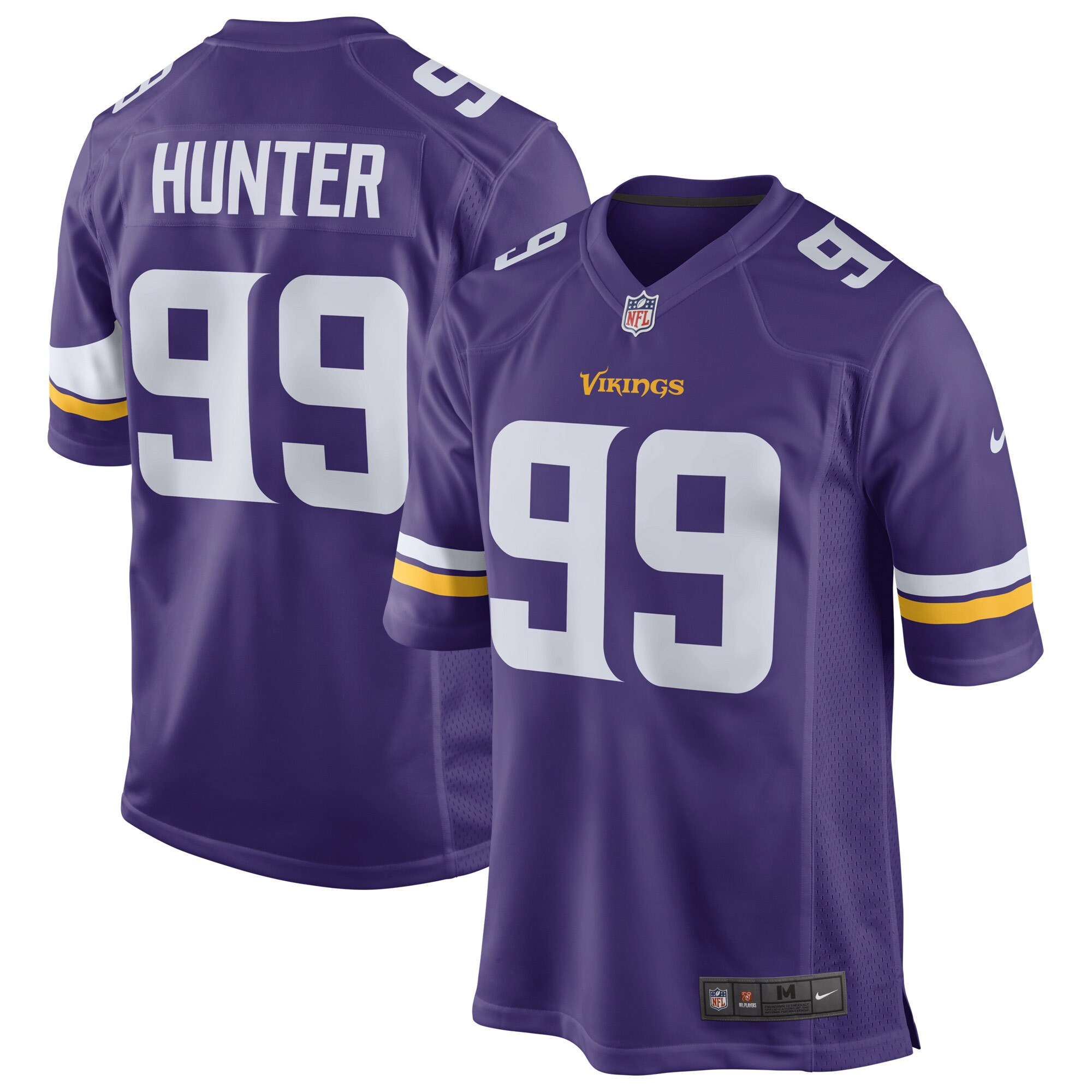 Danielle Hunter Minnesota Vikings Nike Game Player Jersey - Purple