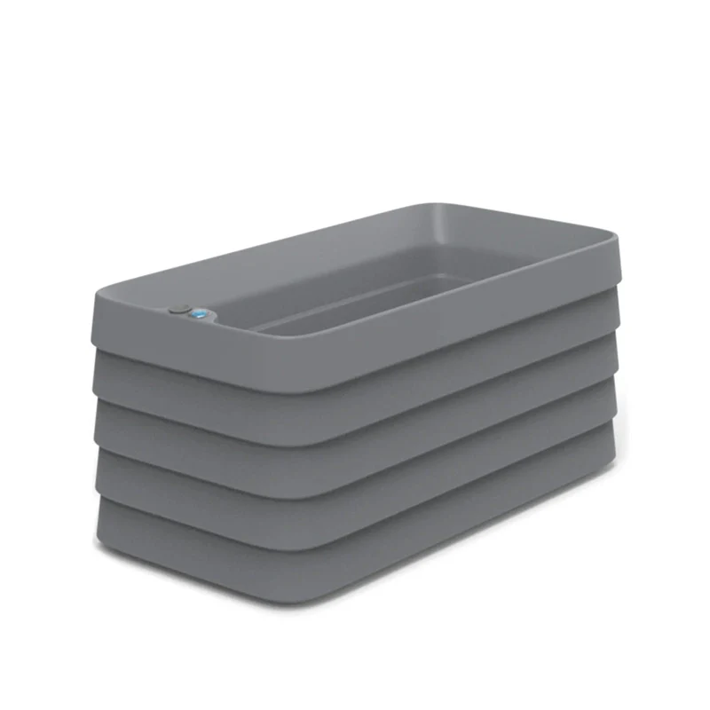 TruDrop Slat Planter Box