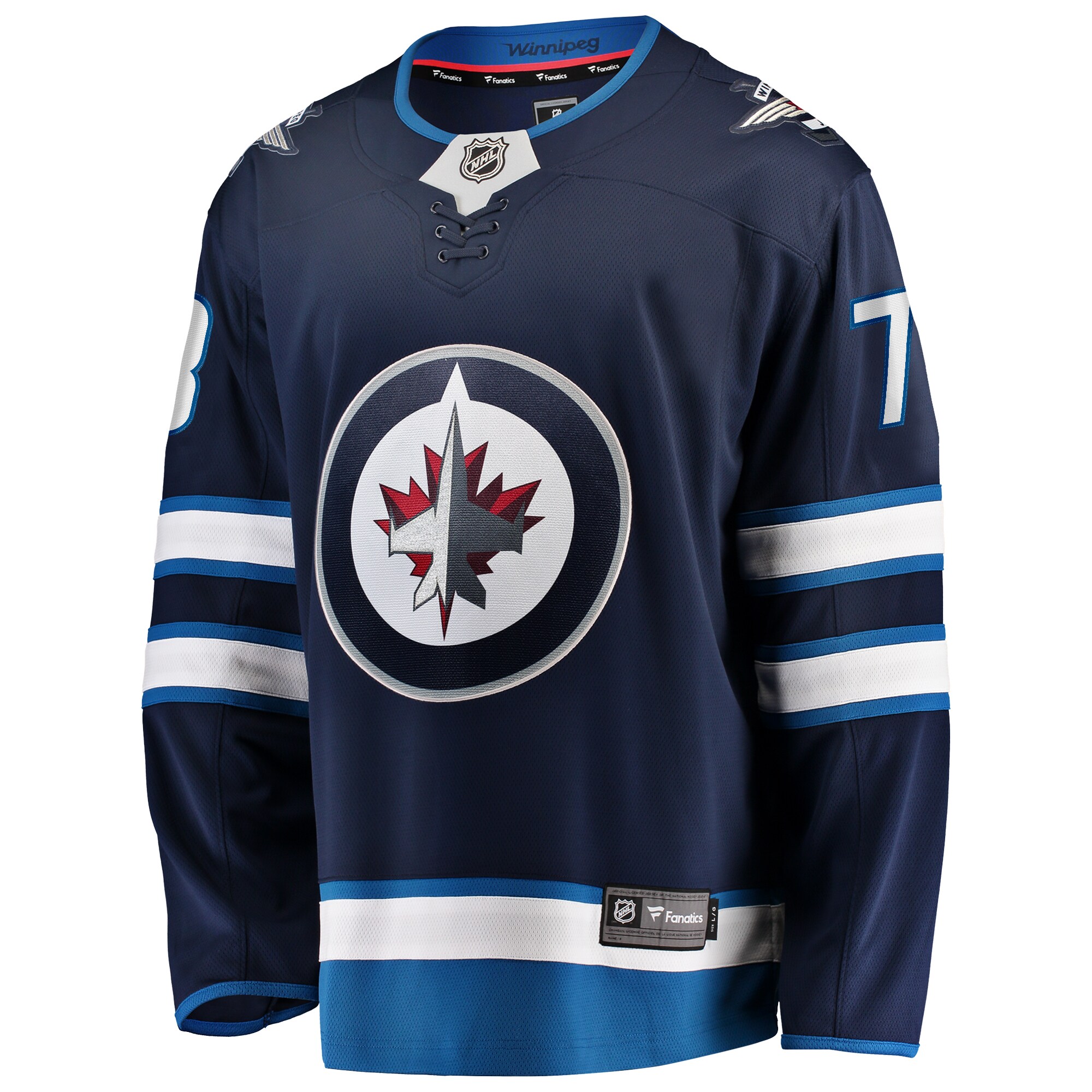 Tyler Toffoli Winnipeg Jets Fanatics Home PremierÂ Breakaway Player Jersey – Blue