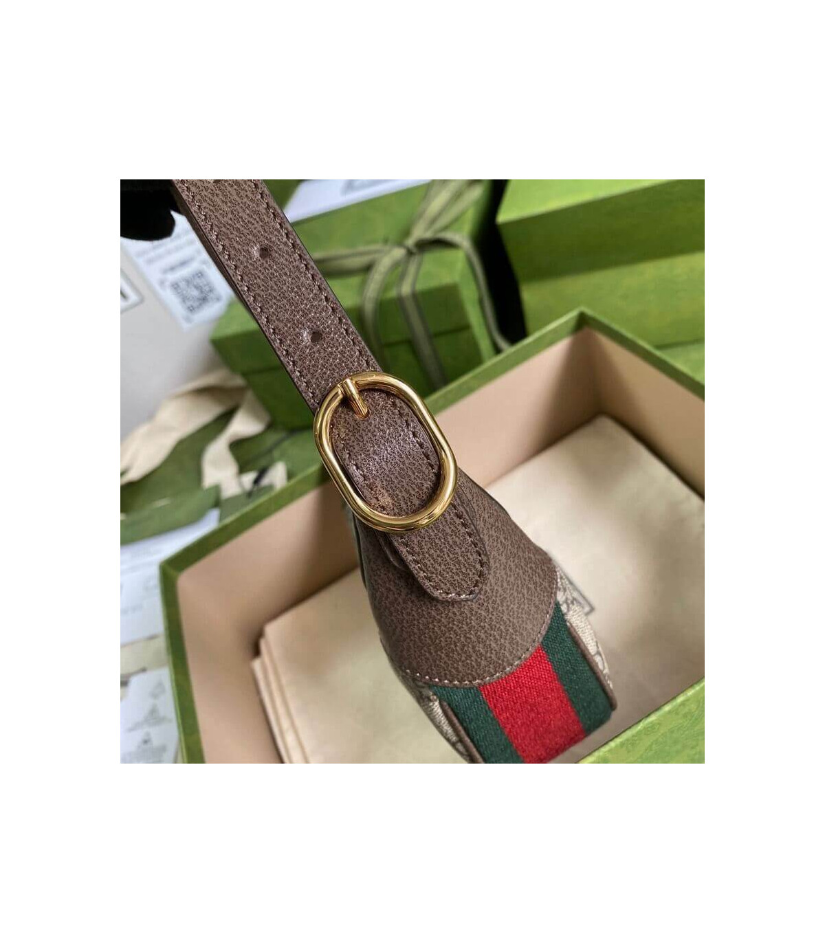 Gucci Ophidia GG Mini Bag Coffee