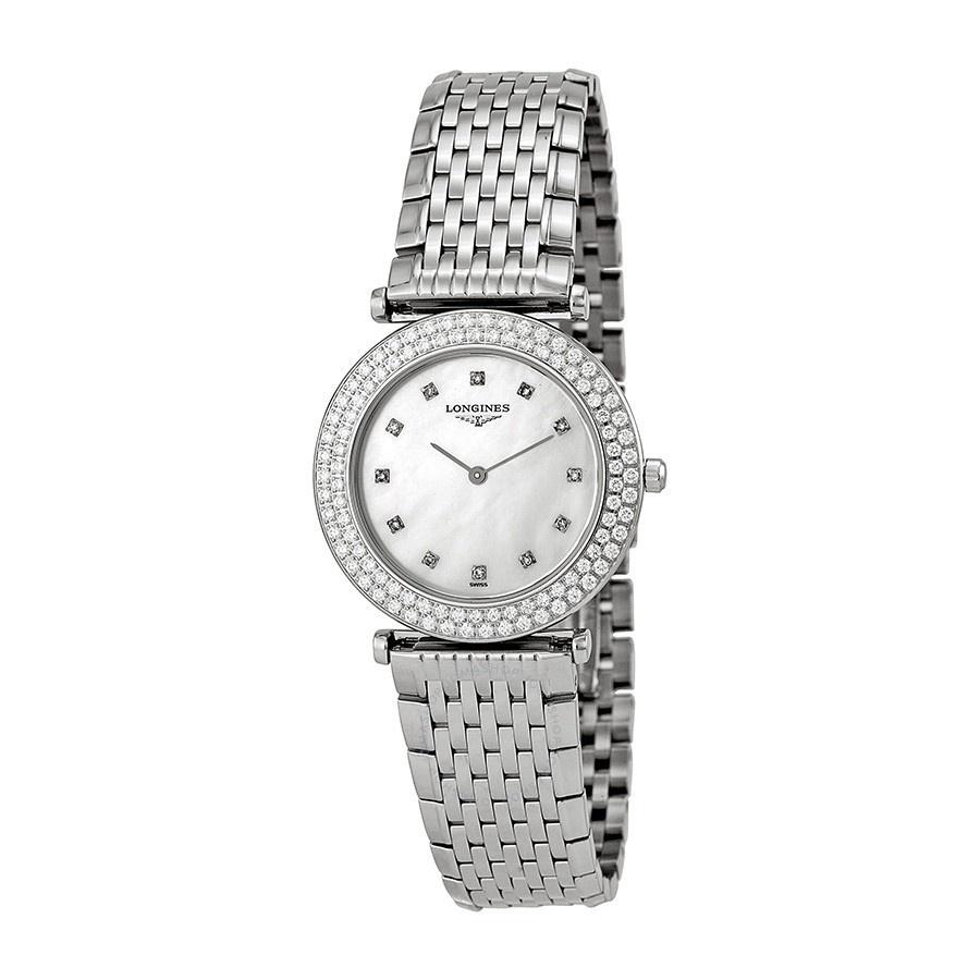 【Super Clone】Longines Women's L43080876 La Grandes Classiques Flagship Diamond Stainless Steel Watch
