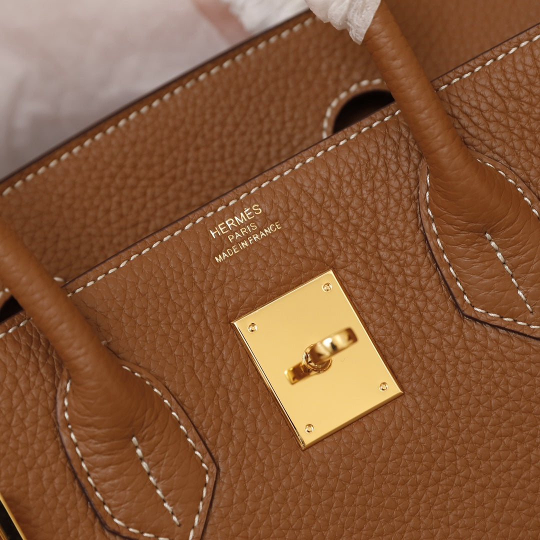 Hermes Birkin Bag 35 Brown Togo Gold Hardware