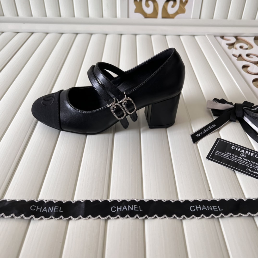 Chanel Mary Janes And Grosgrain Black G45696 B16524 Nx492