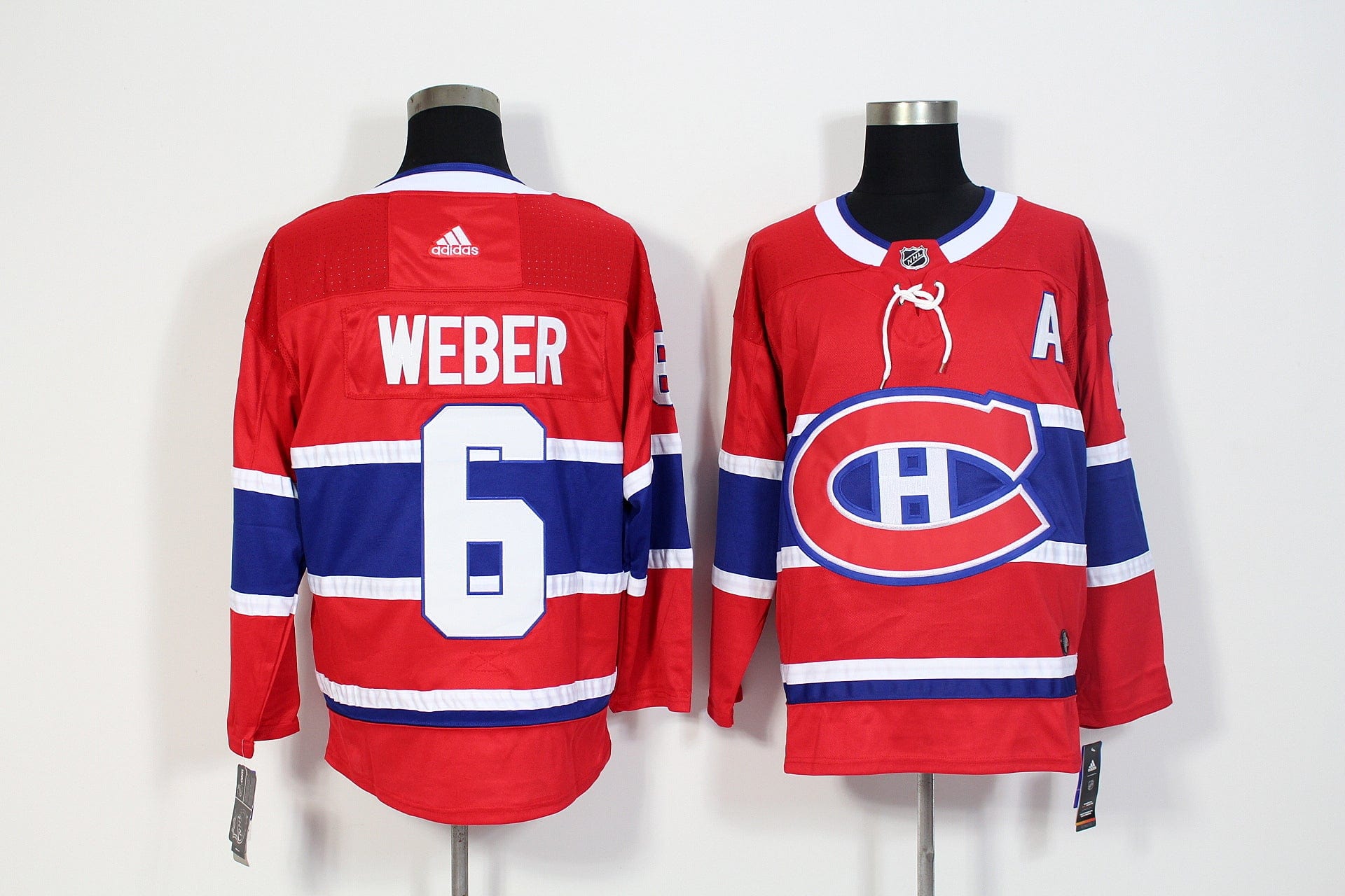 NHL Montreal Canadiens WEBER # 6 Jersey