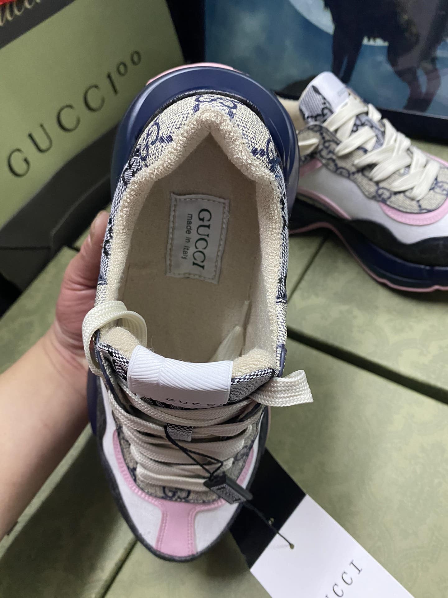 Gucci Women’S Gg Rhyton Sneaker 692902 Uiq30 1061