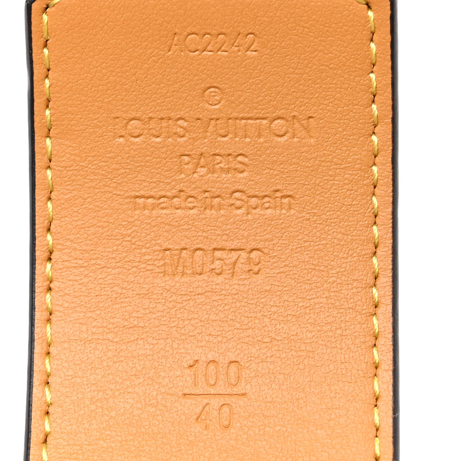 Monogram Blurry 40mm LV Initiales 100 40 Belt