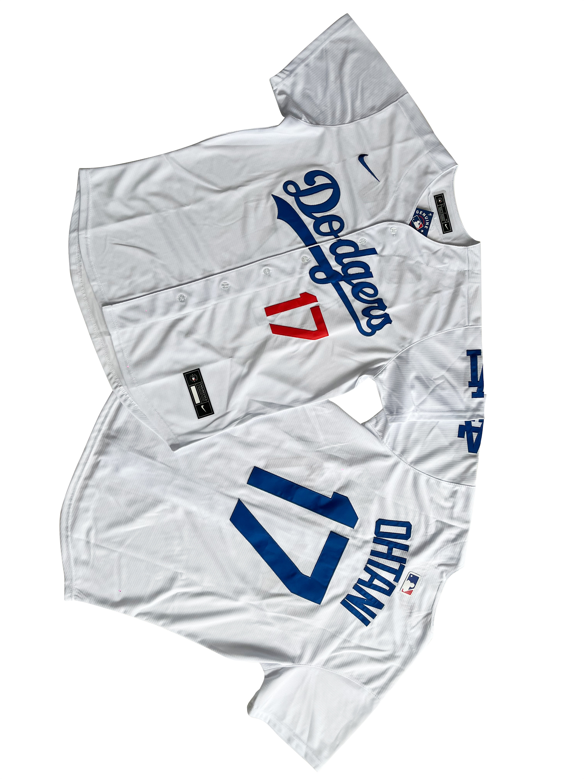 Men's Los Angeles Dodgers #17 Shohei Ohtani White Home Limited Player Jersey