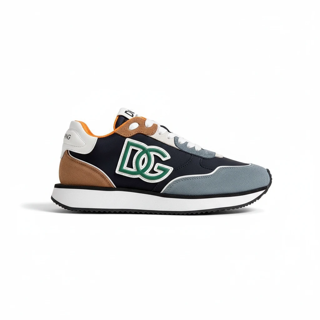 DOLCE & GABBANA Mixed-material DG CUSHION sneakers