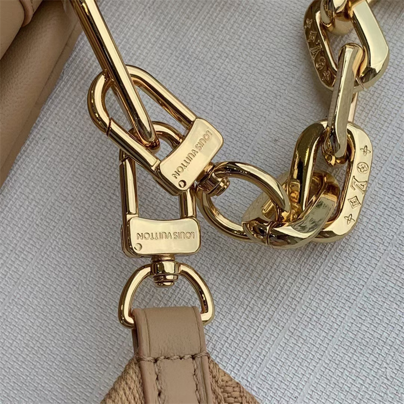 Louis Vuitton Coussin PM Monogram Leather Shoulder Bag Camel 26cm M57791