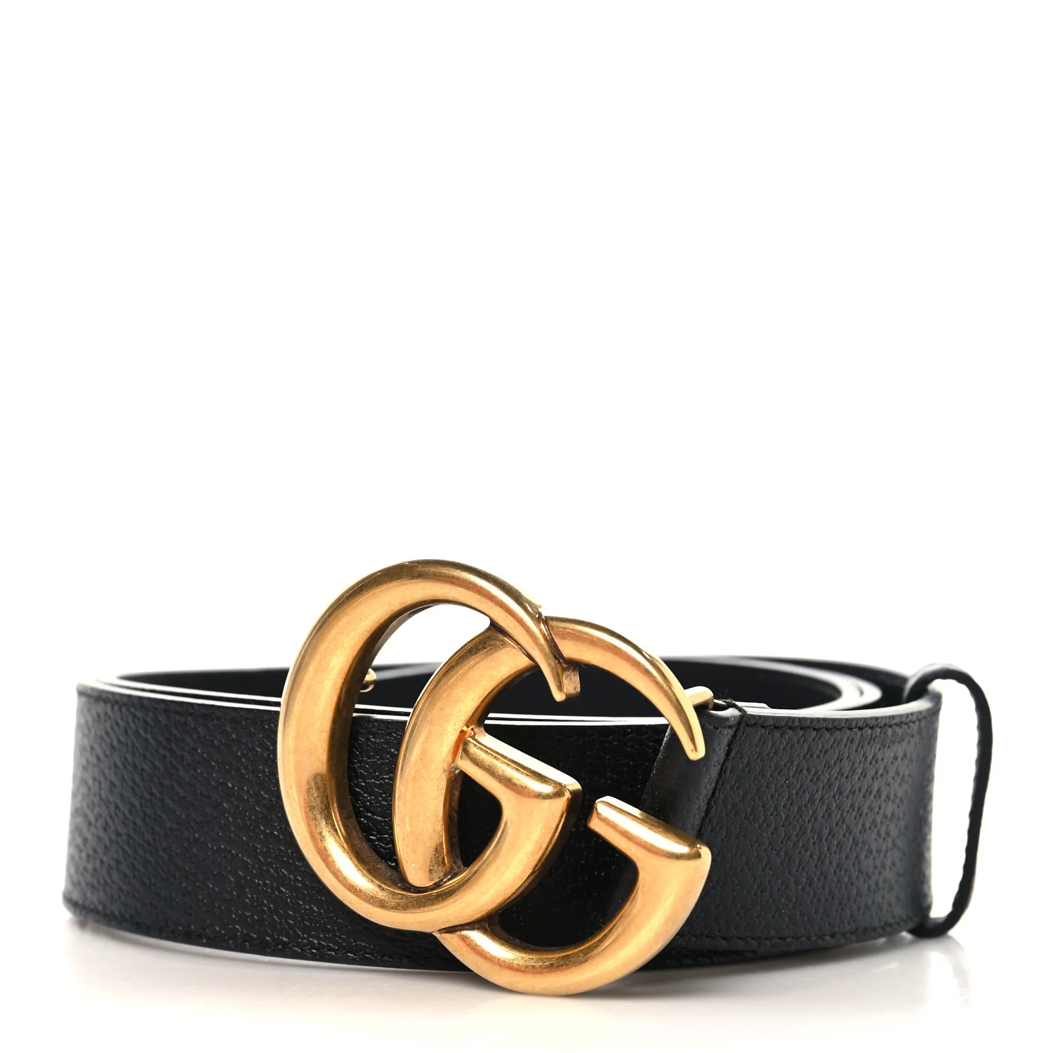 Textured Calfskin Double G 40mm Belt 95 38 Black