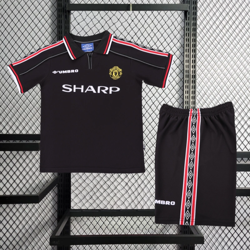 Retro KIDS 1998-99 KIDS Manchester United Away Football jersey retro