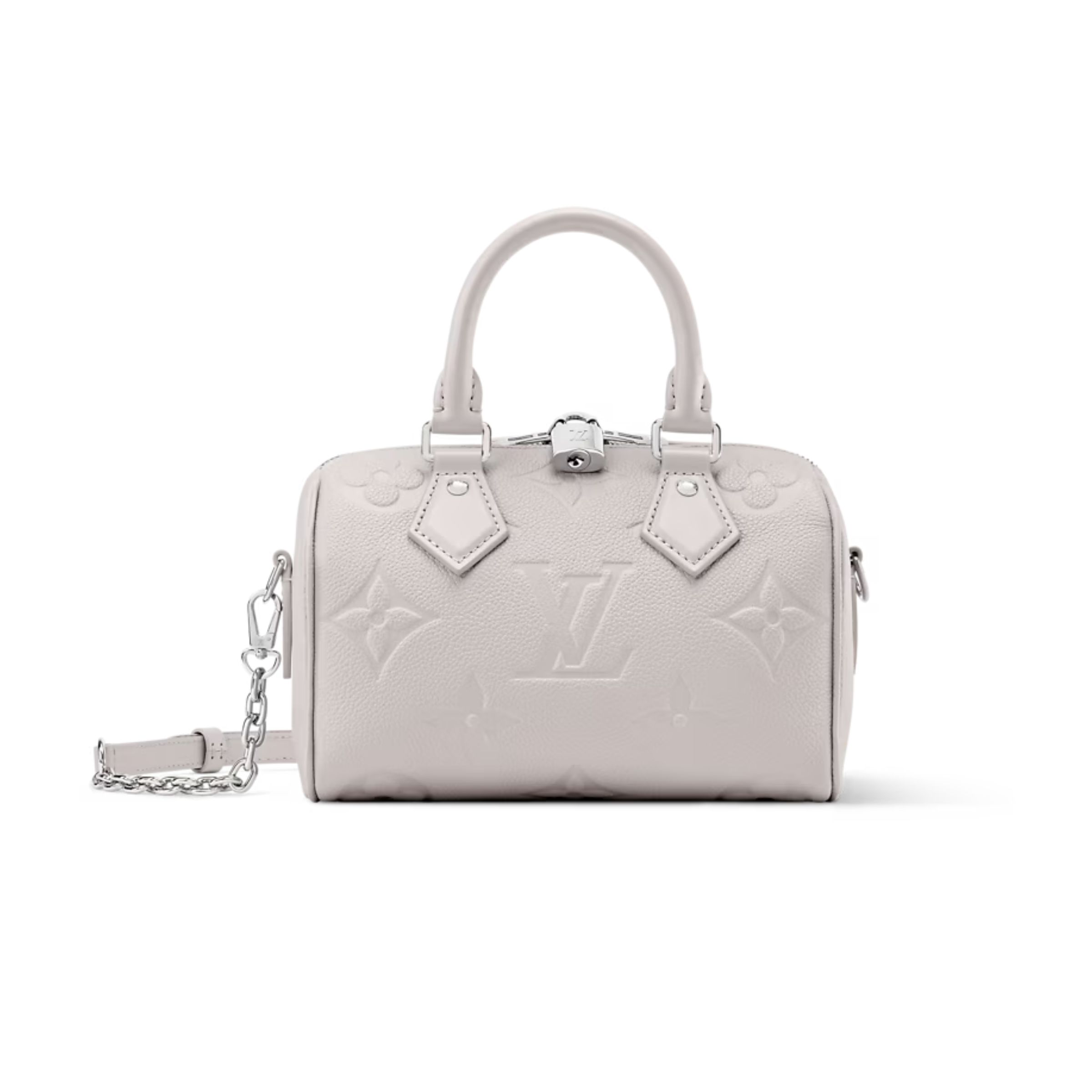 Louis Vuitton Speedy 20 Bag Brume Grey  16cm M28343