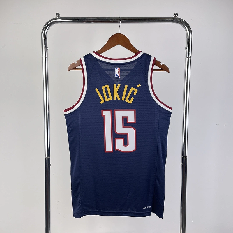 2023 NBA Denver Nuggets 15 JOKIC Basketball Jersey