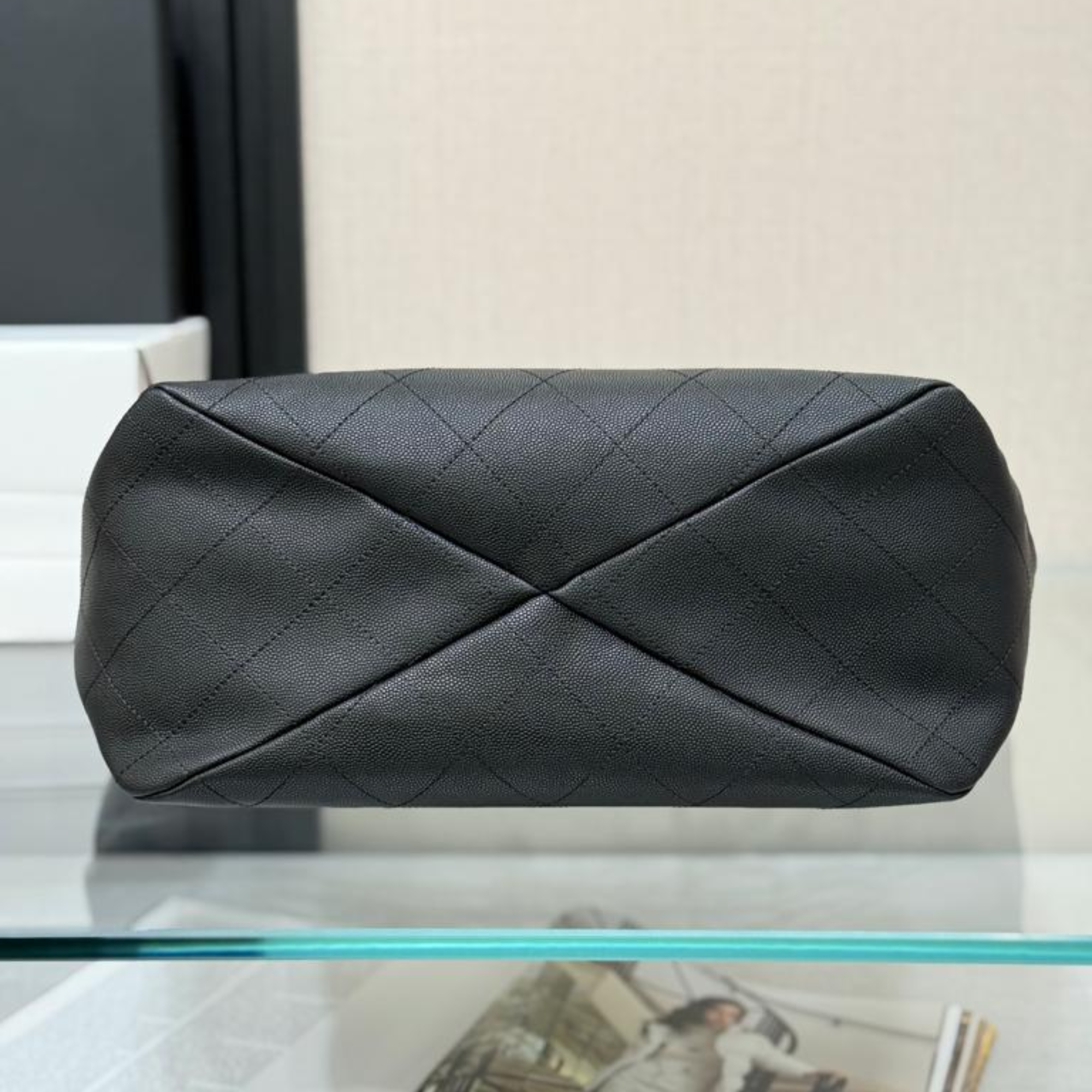 Chanel Classic Black Quilted Tote 42cm/16.5in