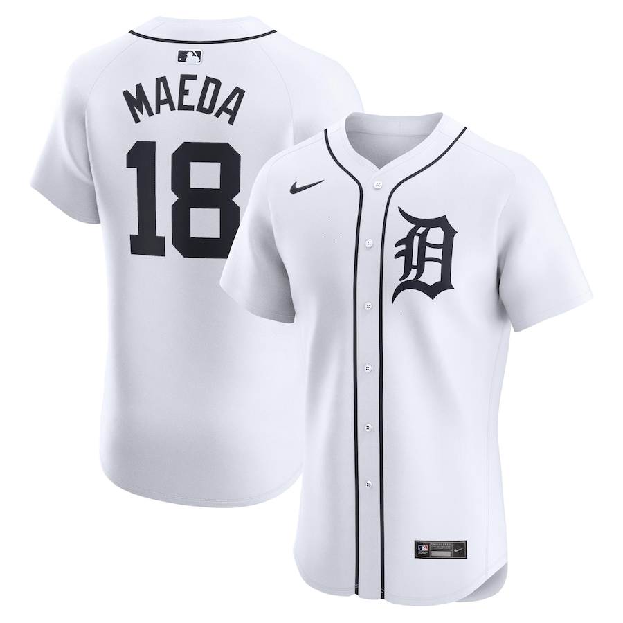 Kenta Maeda Detroit Tigers Home Elite Player Jersey White