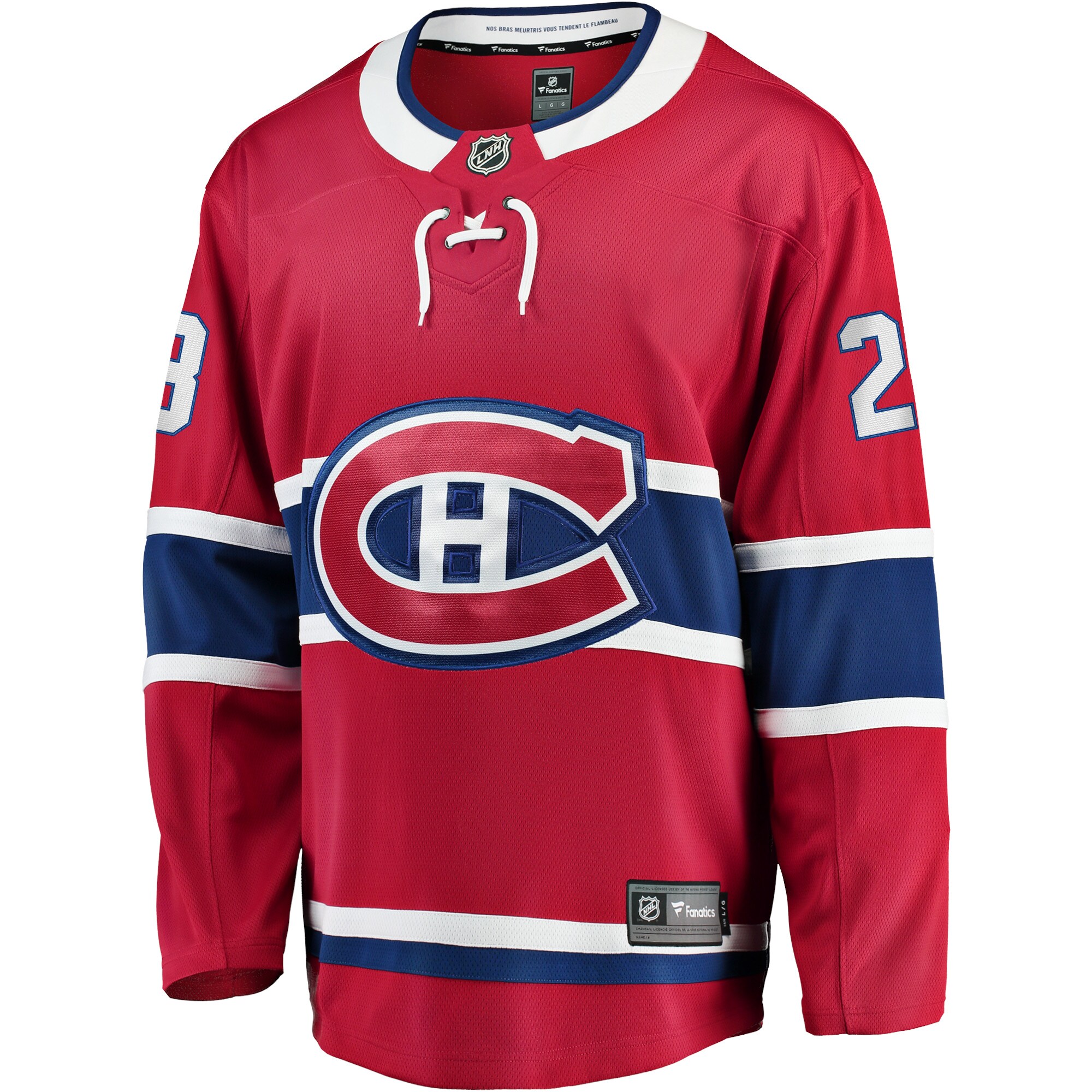 Christian Dvorak Montreal Canadiens Fanatics Home Breakaway Player Jersey – Red