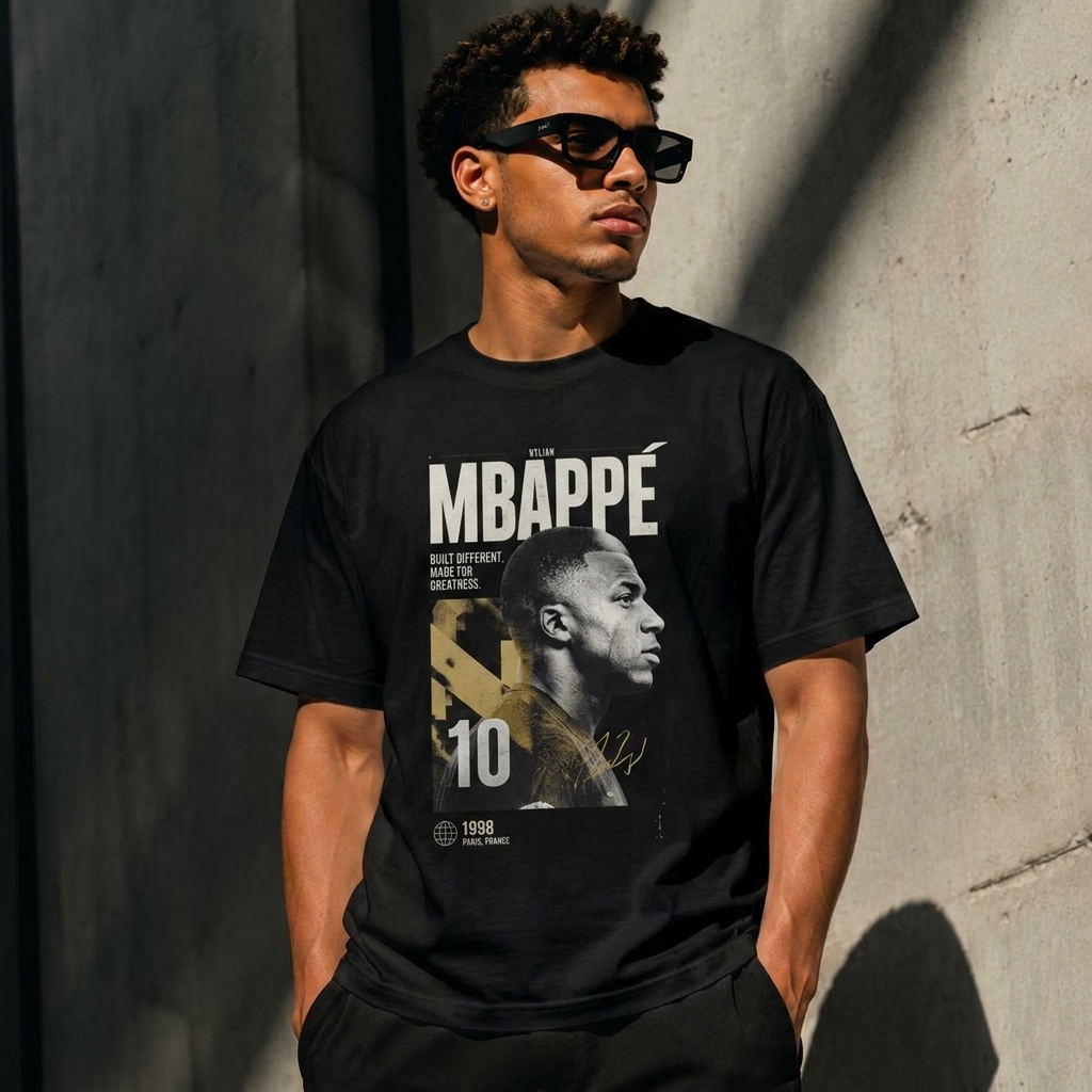 Kylian Mbappé Unisex T-Shirt – Limited-Time Offer – Hot Seller