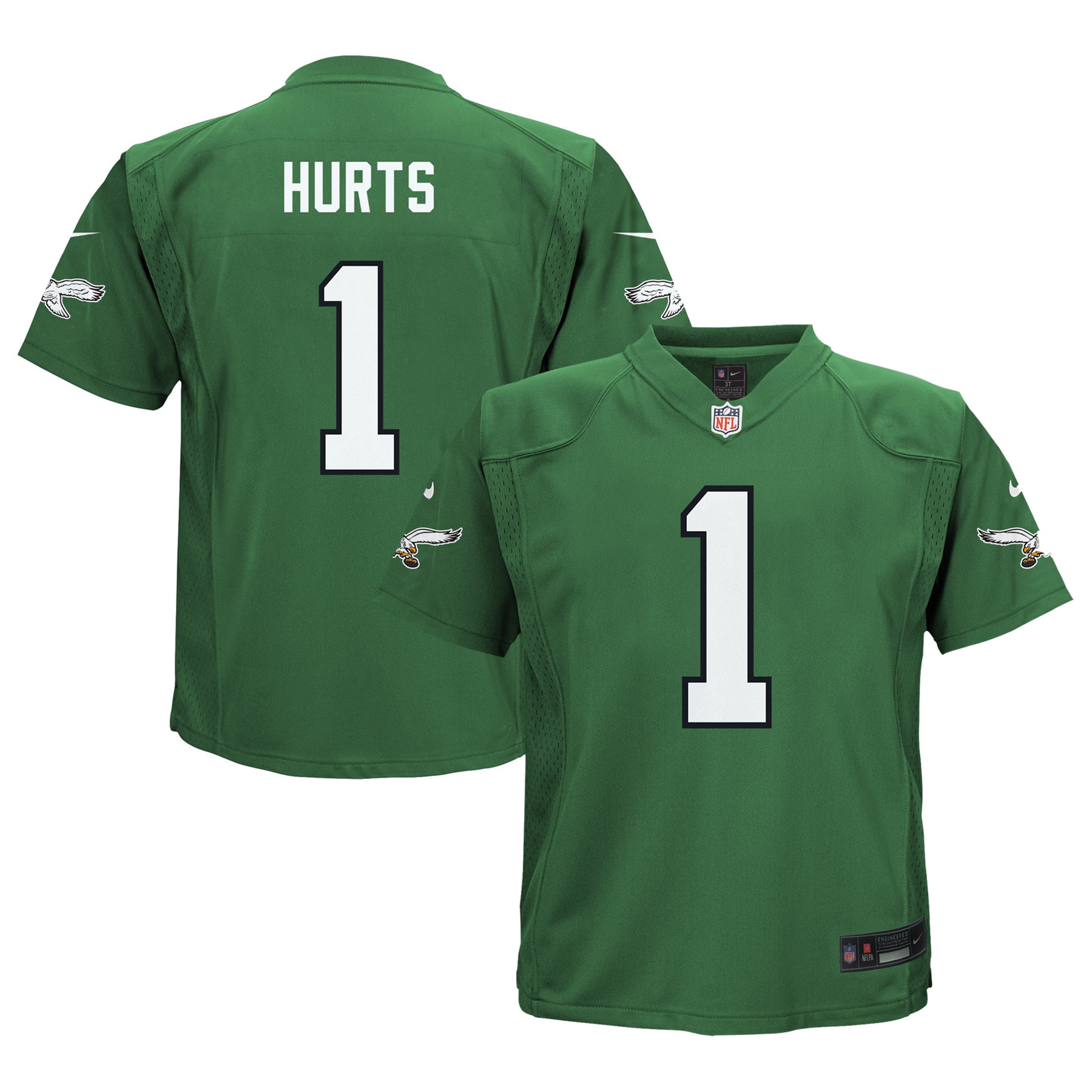 Jalen Hurts Philadelphia Eagles Nike Preschool Game Jersey - Kelly Green
