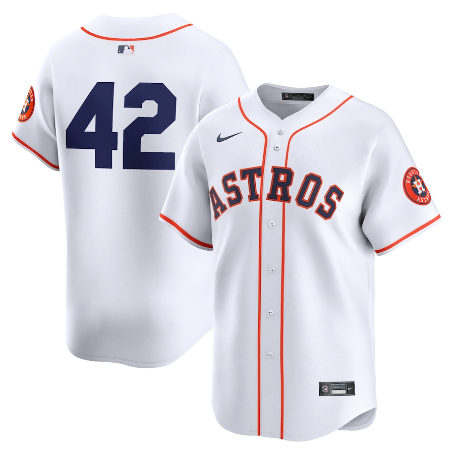 Houston Astros 2024 Jackie Robinson Day Home Limited Jersey White