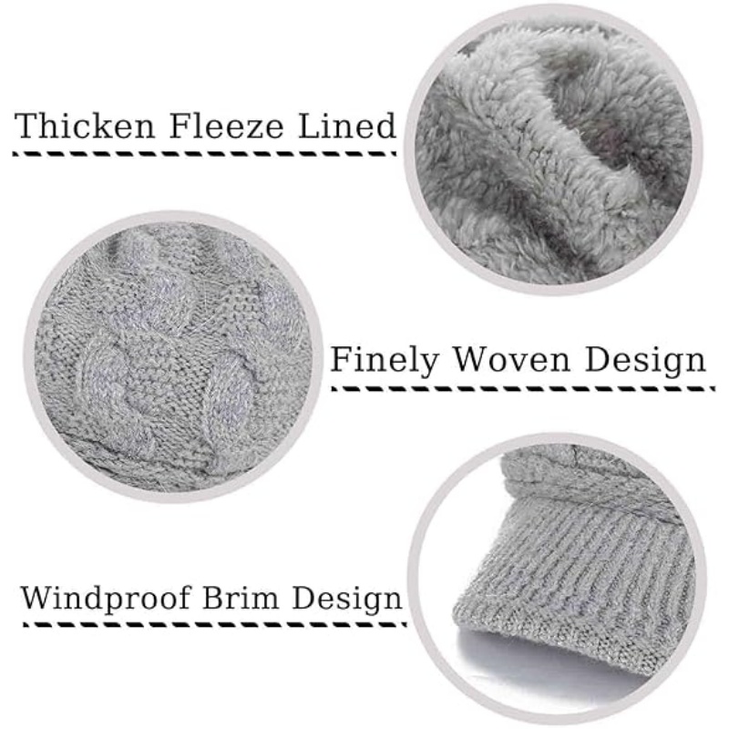 Winter Hats Knitted Beanie Hat