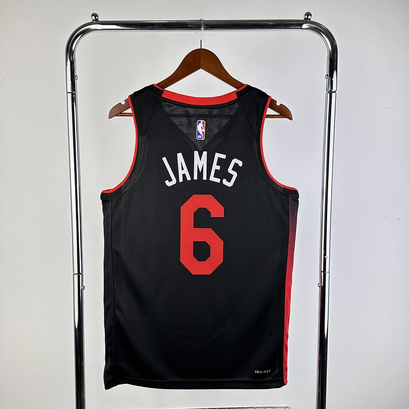 2024 NBA Miami Heat 6 JAMES Basketball Jersey
