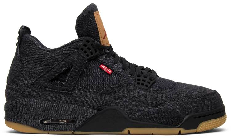 Levi s x Air Jordan 4 Retro Black Denim AO2571-001