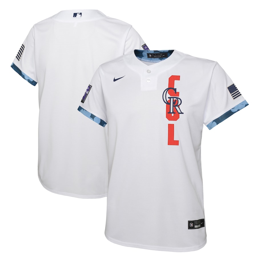 Colorado Rockies Youth 2021 MLB All-Star Game Jersey White
