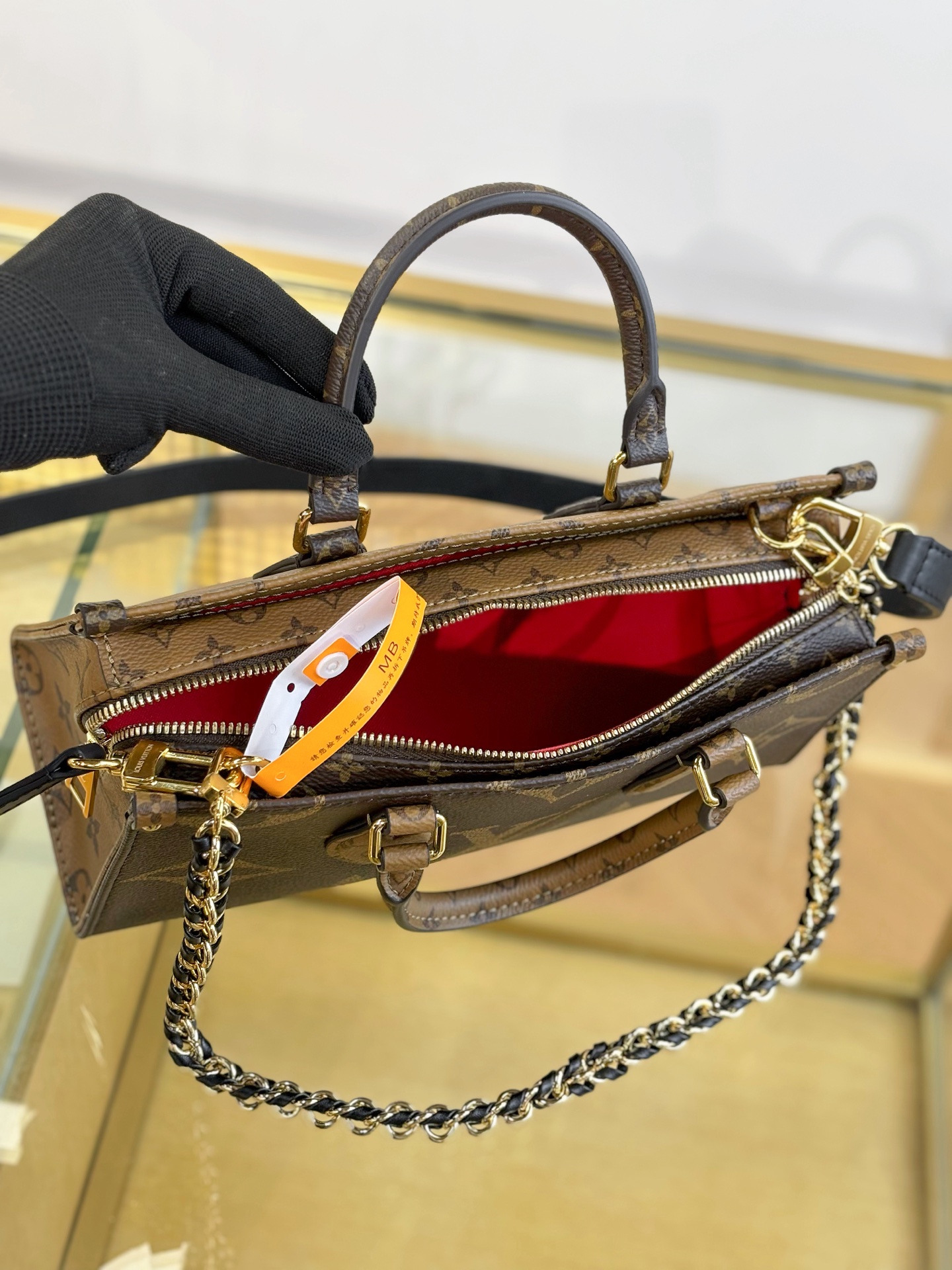 Louis Vuitton LV x TM OnTheGo East West Chain Bag ‘Black’ M14236 25cm/ 9.8in