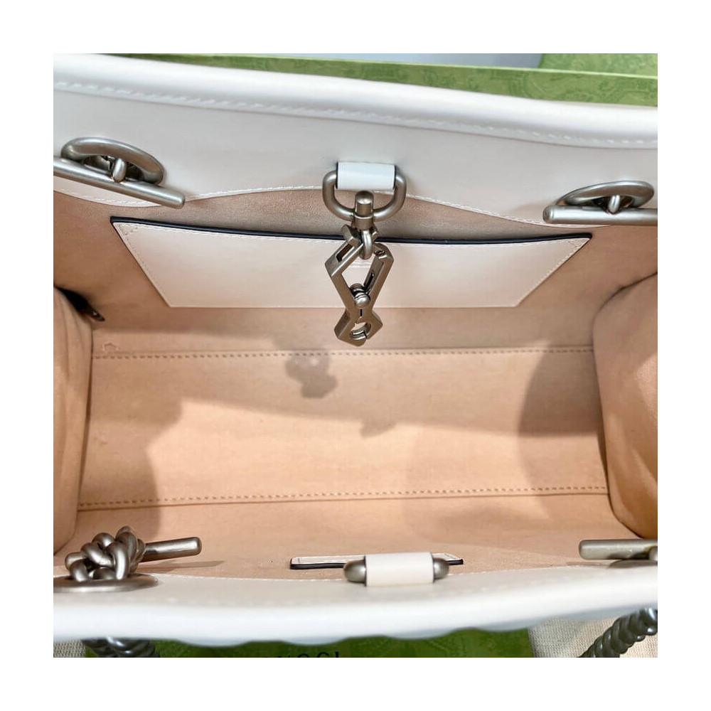 Gucci GG Marmont Small Tote Bag White