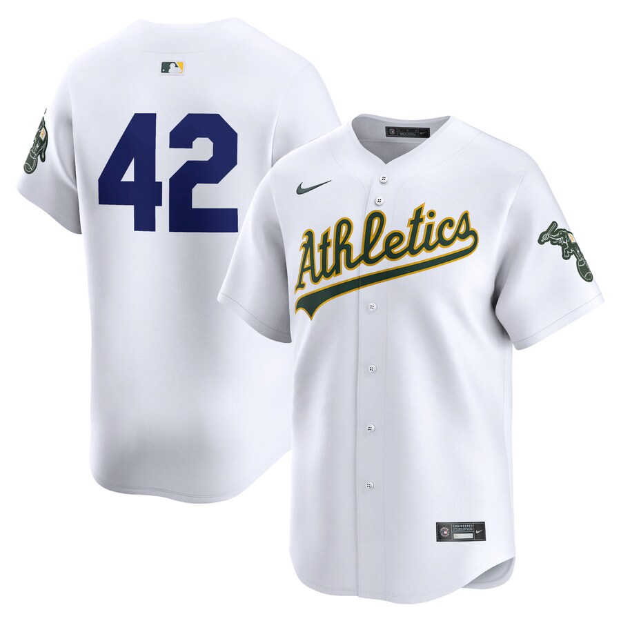 Oakland Athletics 2024 Jackie Robinson Day Home Limited Jersey  White