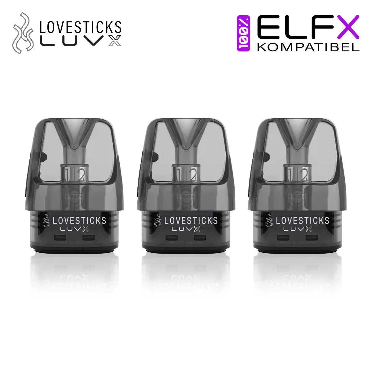 Lovesticks Elfbar Elfx Pods 0,6 / 0,8 Ohm