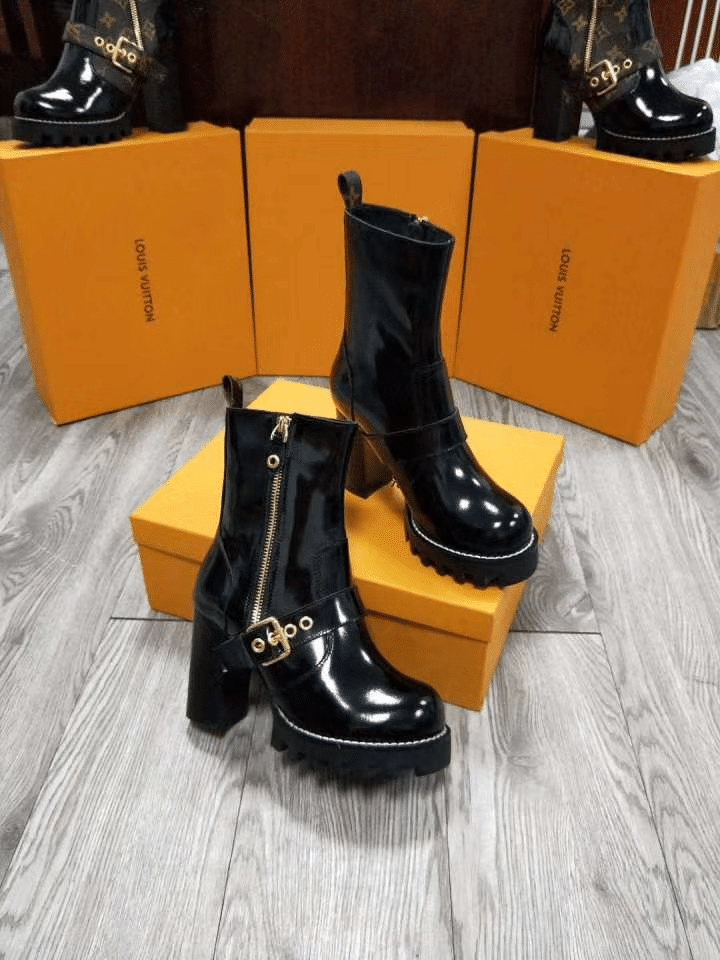 Louis Vuitton Star Trail Ankle Boots Black