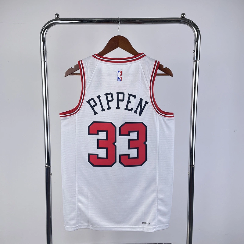 2023 NBA Chicago Bulls 33 PIPPEN Basketball Jersey