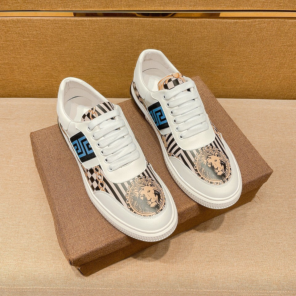 Fendi Domino Fabric Low Sneakers Blue Ff