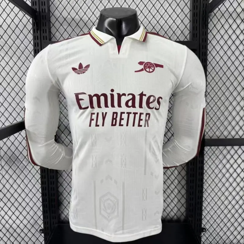 Player 2025-26 Arsenal 2 Away Long Sleeve Football jersey