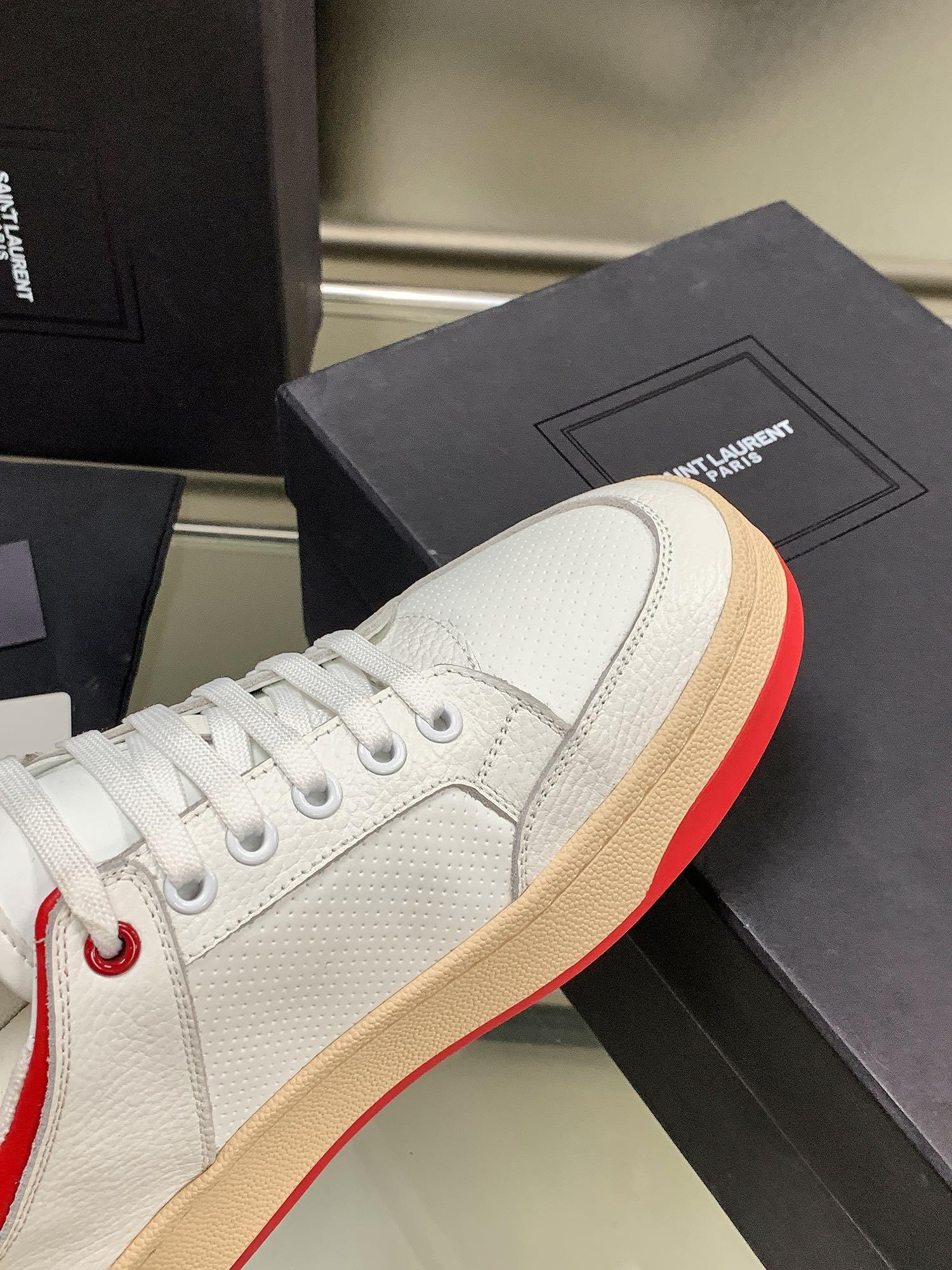 YSL SL/61 SNEAKERS IN PERFORATED LEATHER
