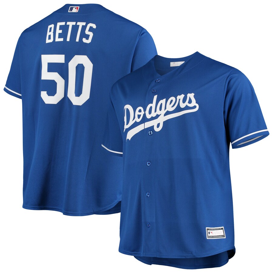 Mookie Betts Los Angeles Dodgers Majestic Big&Tall Player Jersey Royal