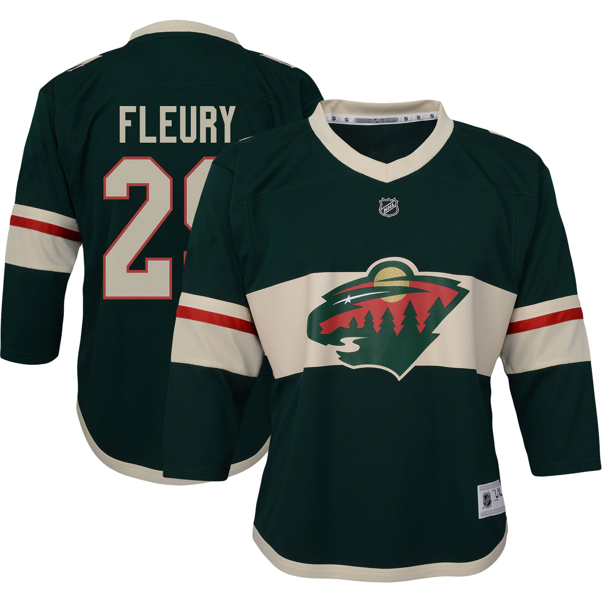 Marc-Andre Fleury Minnesota Wild Preschool Replica Player Jersey – Green