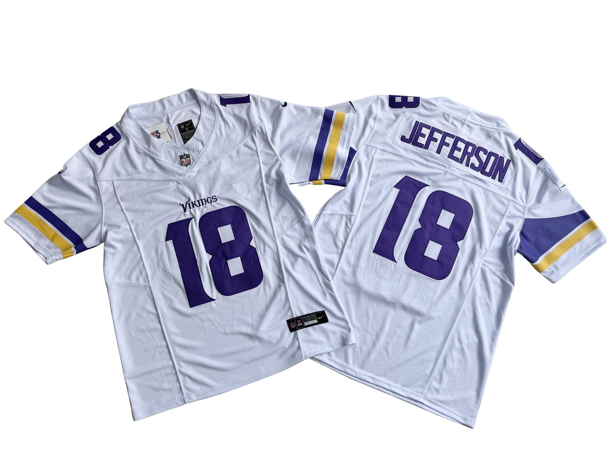 Minnesota Vikings 18# Justin Jefferson Nike Vapor F.U.S.E Limited Jersey