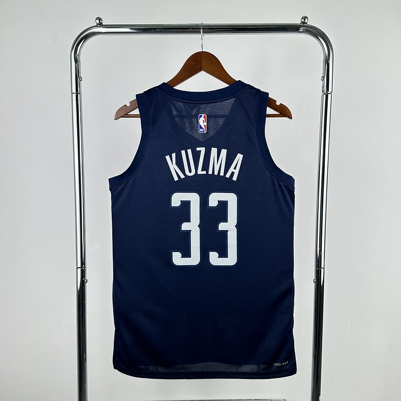 2025 NBA Washington Wizards 33 KUZMA Basketball Jersey