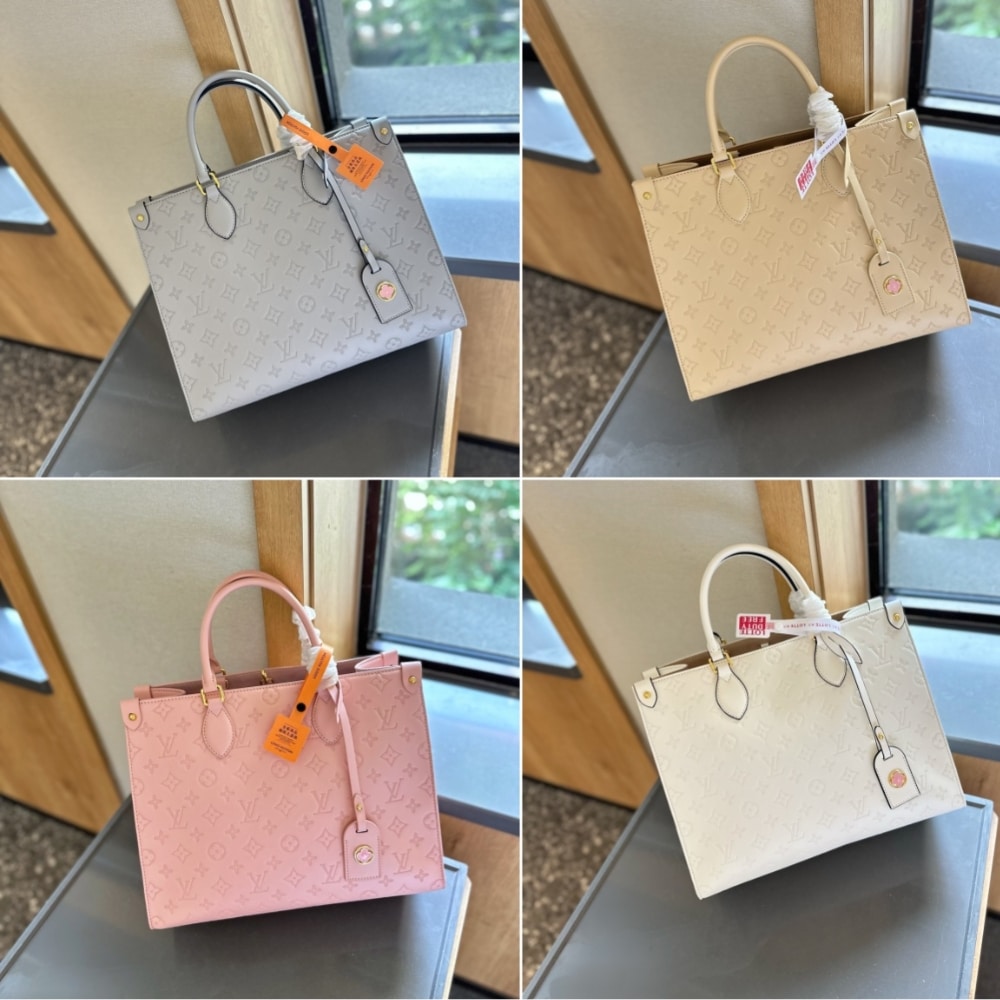 Louis Vuitton On The Go MM Grey 35Cm
